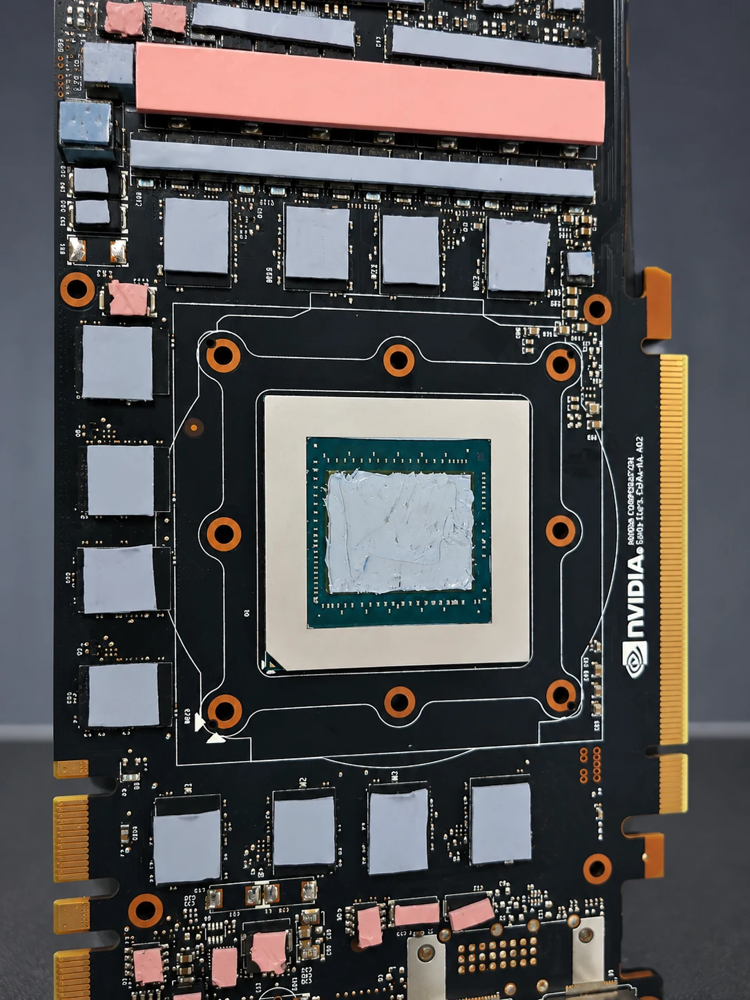 GPU PCB close-up